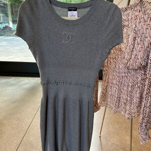 Chanel Gray Dress size 38 - great condition (no tears / holes).